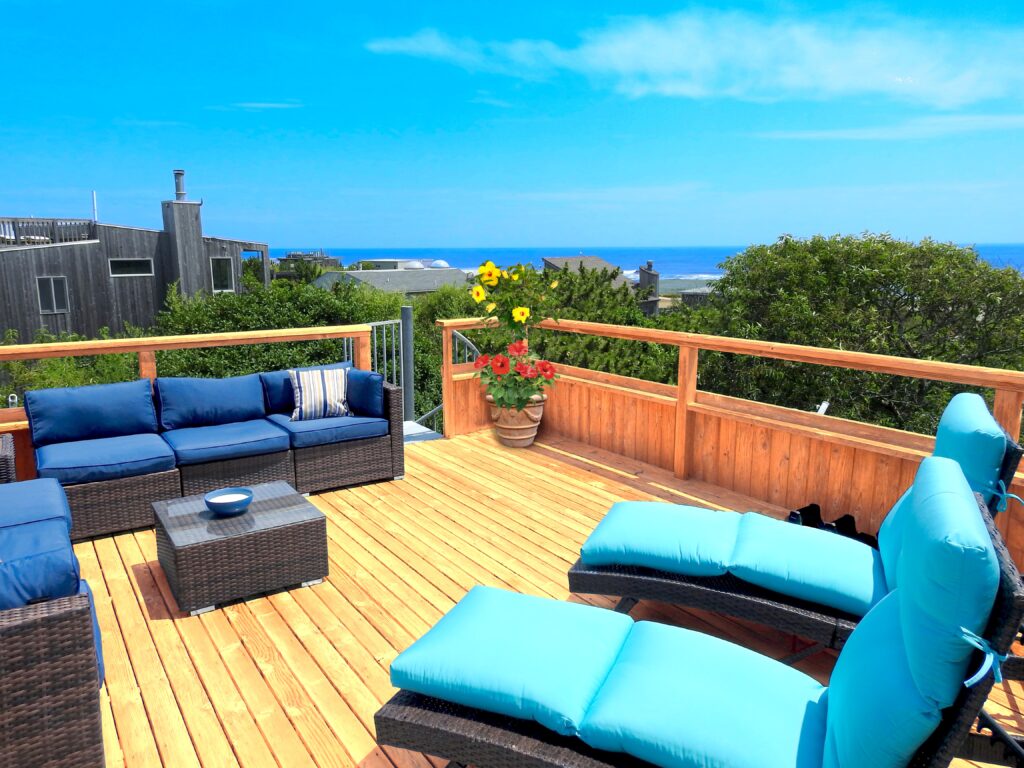 Our super soft, down-filled sofas await your lounging and after beach relaxation.